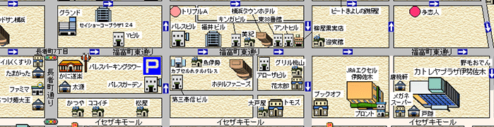 福富町東通り周辺MAP
