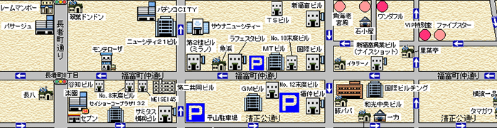 福富町仲通り周辺MAP