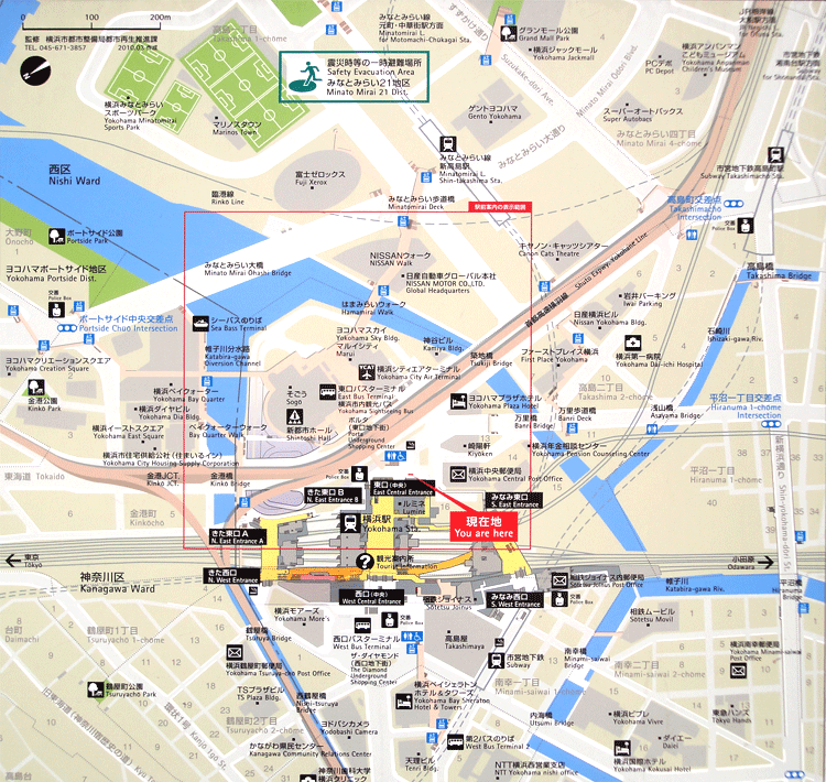 横浜駅付近案内MAP